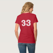 T-shirt Nombre chic 33 (Dos entier)