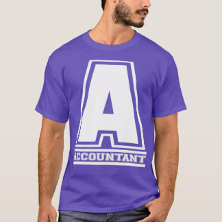 T-shirt Nombre comptable Poste de profession comptable