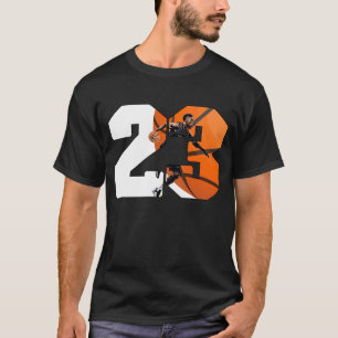T-shirt Nombre de basket-ball 23