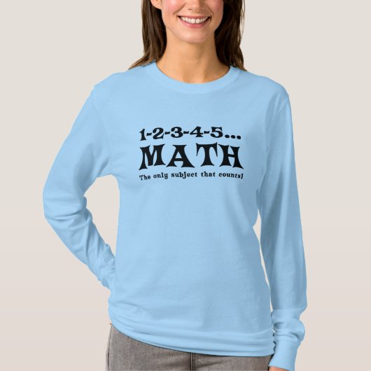 T-Shirt (nombre de maths) (Devant)