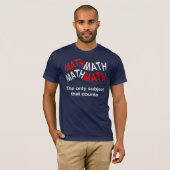 T-shirt Nombre de maths Wavy (Devant entier)