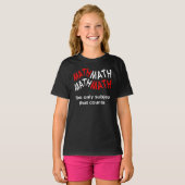 T-shirt Nombre de maths Wavy (Devant entier)