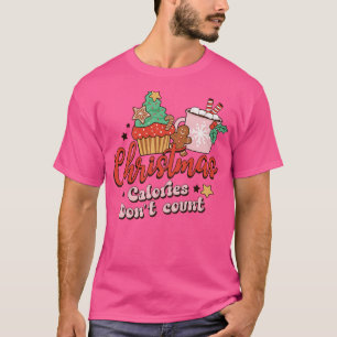 T-shirt Nombre de points de calories de Noël