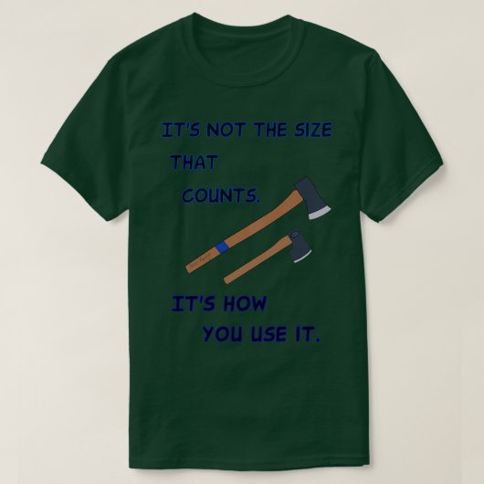 T-shirt Nombre de points de taille (Design devant)