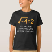 T-shirt Nombre imaginaire Mathématicien Funny Math Nerd (Devant)