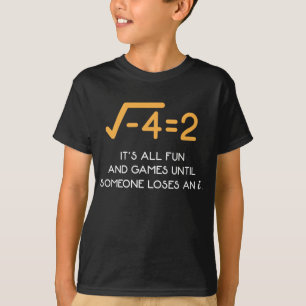 T-shirt Nombre imaginaire Mathématicien Funny Math Nerd