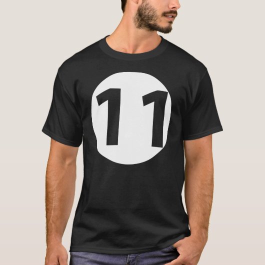 T-shirt Nombre onze (Devant)