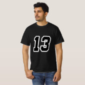 T-shirt Nombre Treize 13 (Devant entier)
