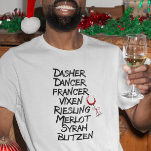 T-shirt Noms amusants des vignerons Noël