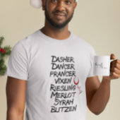 T-shirt Noms amusants des vignerons Noël