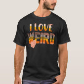 T-shirt Noms dans Coeur mignon Retro Matching Couple I Lov (Devant)