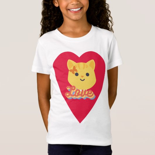 T-Shirt noms de chat minou (Devant)