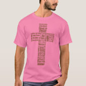 T-shirt Noms de Jésus Croix (Devant)