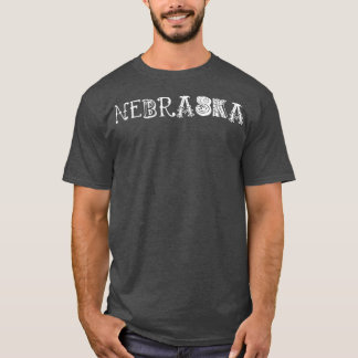 T-shirt Noms des 50 États du Nebraska