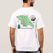 T-shirt Noms des emplacements de SLO Cambria (Dos)