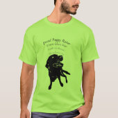 T-shirt Noms fiers de chiot d'éleveur de chiot (Devant)