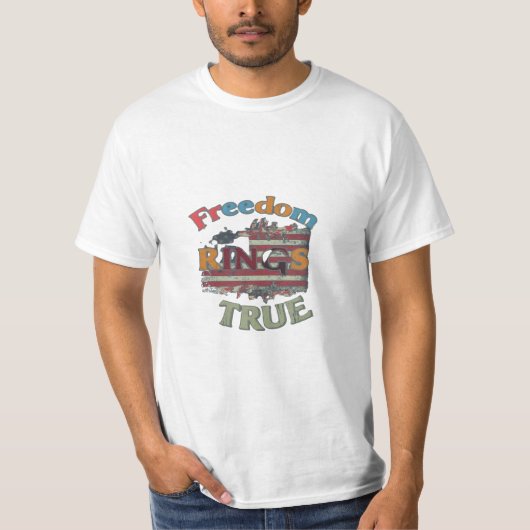 T-shirt Noms libres réels (Devant)