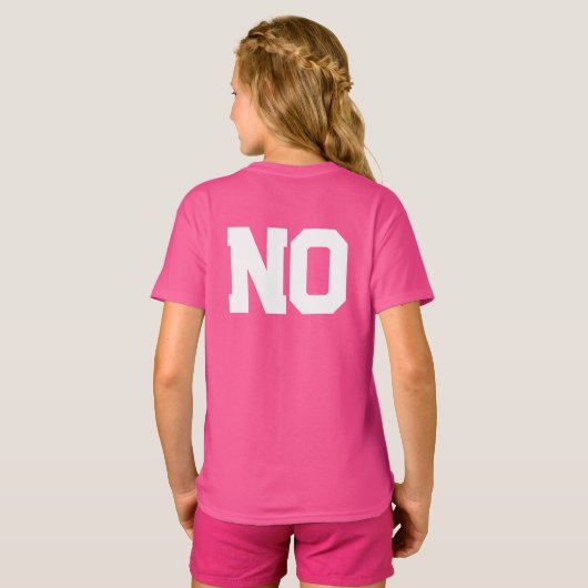 T-SHIRT NON (Dos entier)