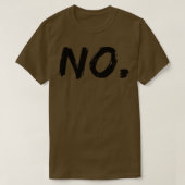 T-shirt Non (Design devant)