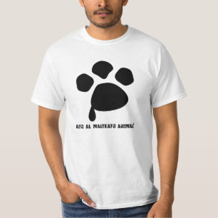 T-SHIRT NON À LE JE MALTRAITE ANIMAL
