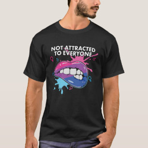 T-shirt Non Attiré Par Tout Le Monde La Fierté Bisexuelle