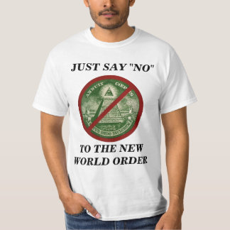 T-SHIRT NON AU NOUVEL ORDRE MONDIAL