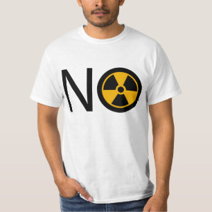 T-shirt Non au rayonnement et à l'énergie nucléaire
