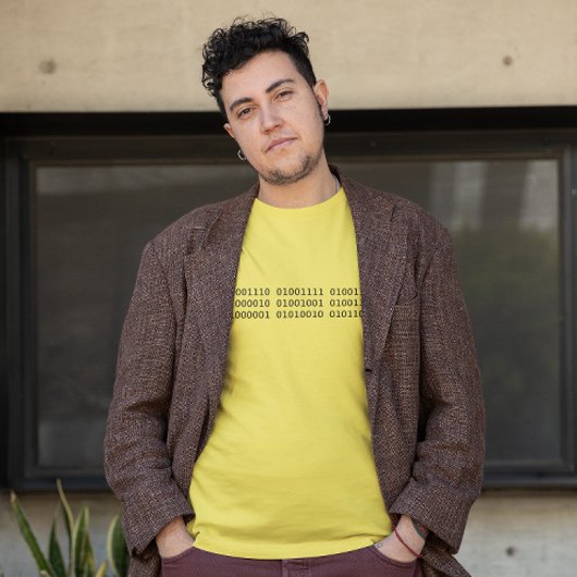 T-shirt Non binaire dans le Tee - shirt de code binaire