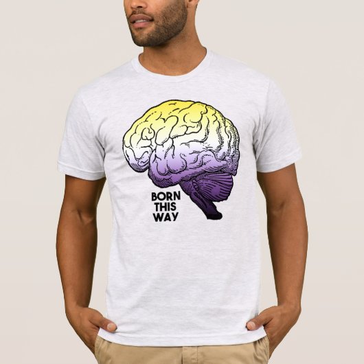 T-shirt Non-binaire né·e comme ça (Devant)
