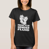 T-shirt Non Binary Unicorn Pride Neutral - Genderless Gend (Devant)