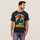 T-shirt Non, ce n'est pas un Surveyor de caméra (Devant entier)