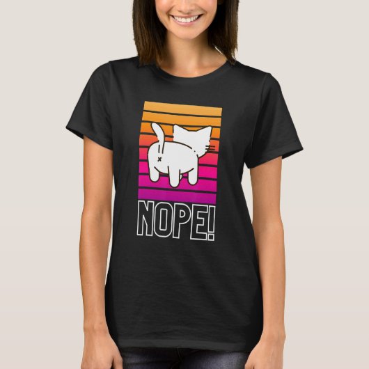T-shirt Non Chat Non (Devant)