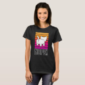 T-shirt Non Chat Non (Devant entier)