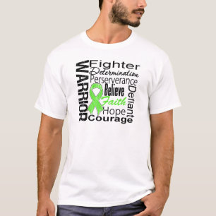 T-shirt Non collage de guerrier de lymphome de Hodgkins