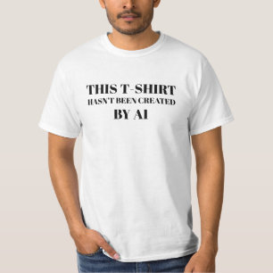 T-shirt Non créé par l'IA