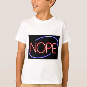 T-shirt NON dans le style d'un Enseigne Néon Ouvert