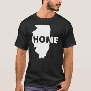 T-shirt non domestique à la maison de l'Illinois