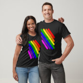 T-shirt Non Droit Lgbt Arc-en-ciel Limites Diffusées Lgbt (Unisexe)