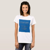 T-shirt Non drôle (Devant entier)