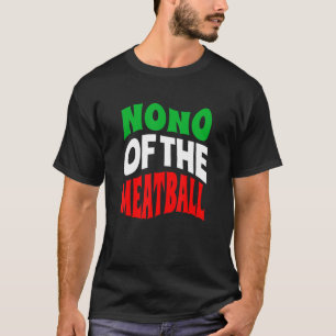 T-shirt Non Du Drapeau De Meatball D'Italie Couleurs Itali