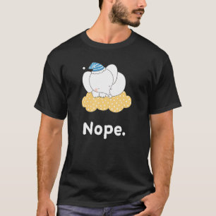 T-shirt Non Éléphant Éléphants Font La Sieste Dorment Pyja