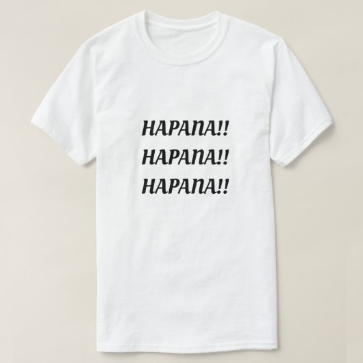 T-shirt non en Swahili (Hapana) (Design devant)
