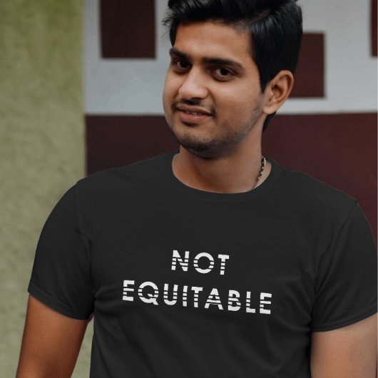 T-shirt Non équitable