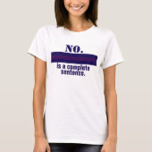 T-shirt Non est une peine complète Feminist Resist Violet (Devant)