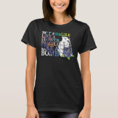 T-shirt Non fragile comme une fleur fragile comme une (Devant)