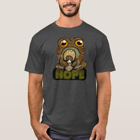 T-shirt Non ! Grumpy Toad (Devant)