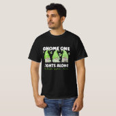 T-shirt Non Hodgkin Lymphoma Cancer Lime Ribbon Gnome (Devant entier)