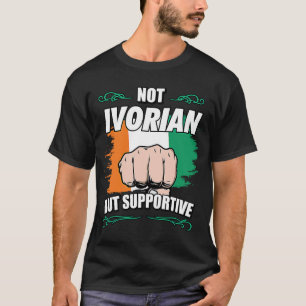 T-shirt Non Ivoirien, mais Voyage de soutien Ivoirien Co
