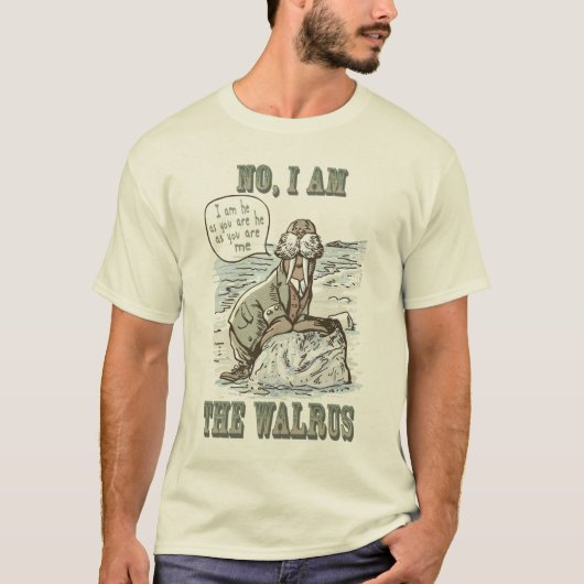 T-shirt Non, je suis le Walrus (Devant)