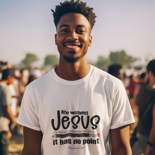 T-shirt NON, JÉSUS ? NON ! Citation de la foi chrétienne m
